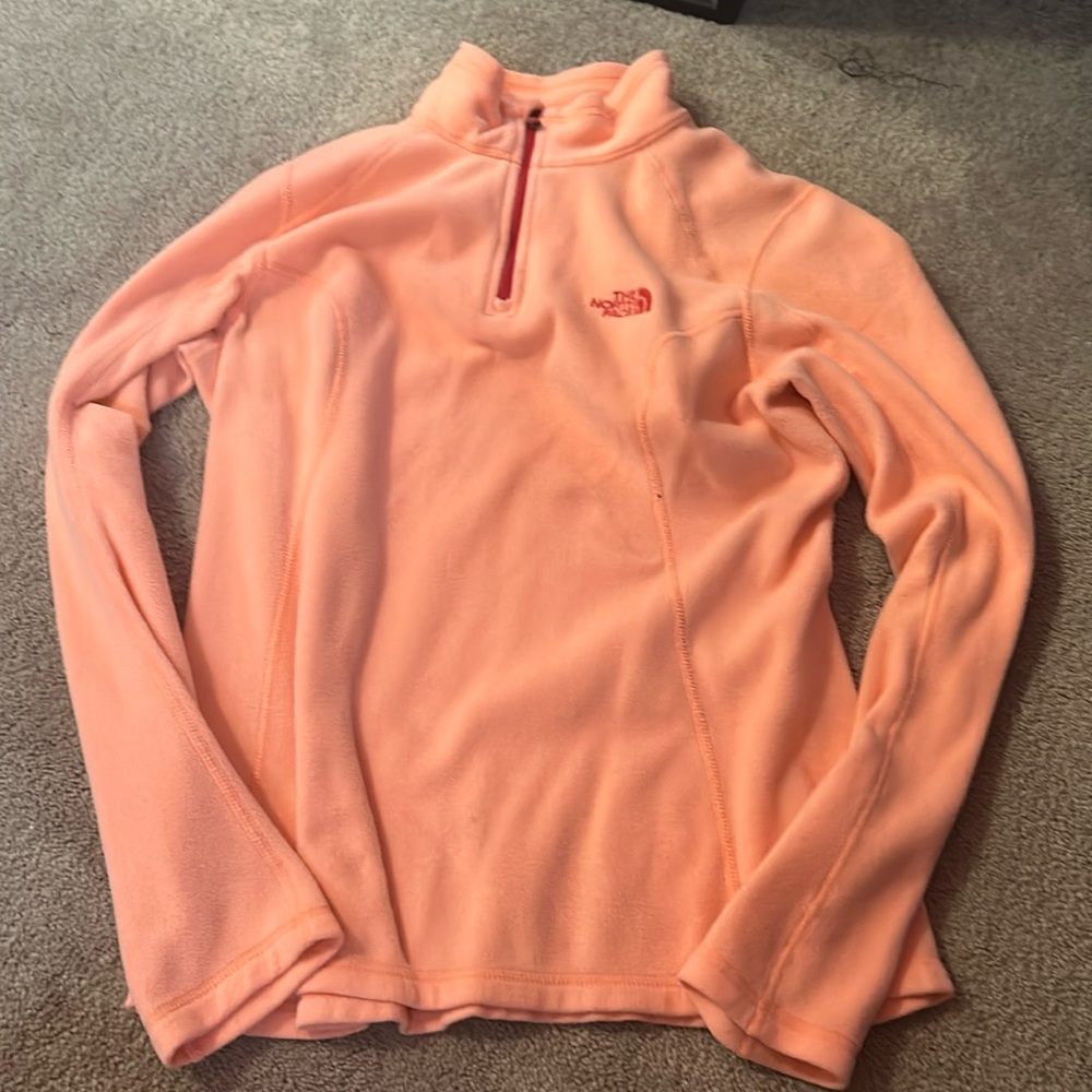 The north face half zip up sweatshirt